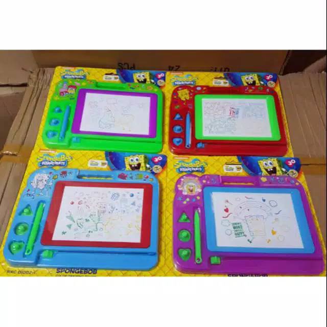 

Mainan Drawing Spongebob warna / Papan tulis warna