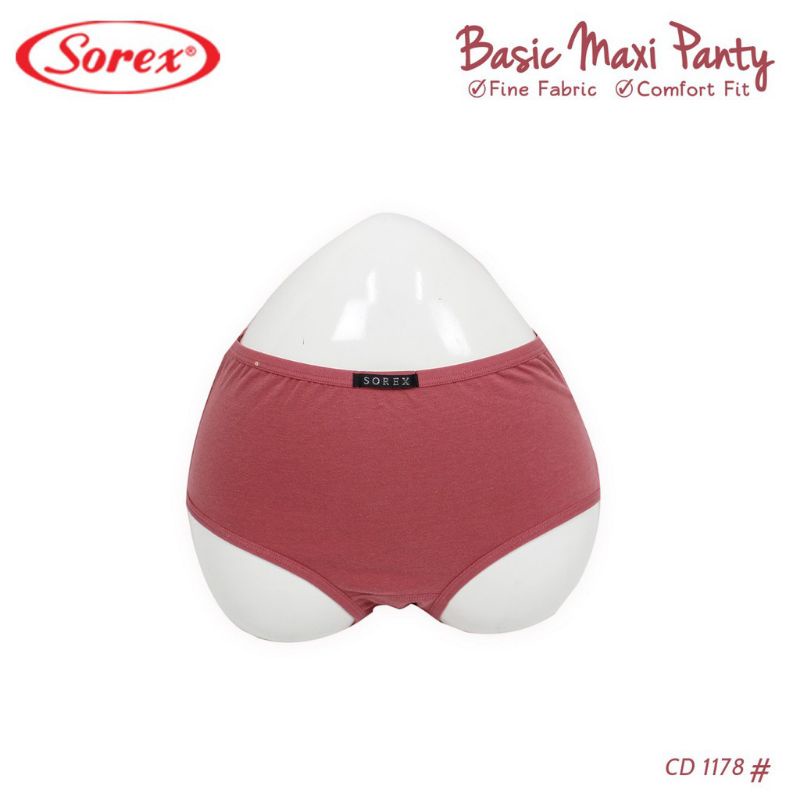 SOREX CD Wanita Basic  MAXI 1178  Basic Maxi Panty Original