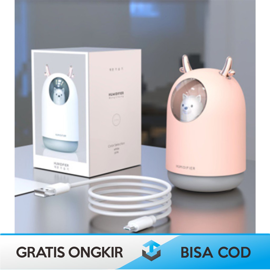 PET HUMIDIFIER AROMATERAPI ORIGINAL TAFFWARE HUMI M106 - OIL DIFFUSER HUMIDIFIER RGB TERMURAH