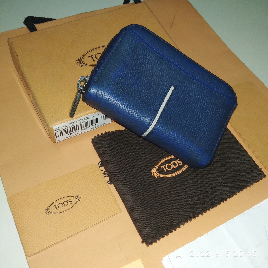 Tod's Card Case Nuova Tods Card Wallet Dompet Kartu Tod's Card Holder