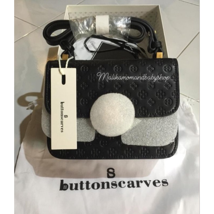 Audrey bag monogram buttonscarves