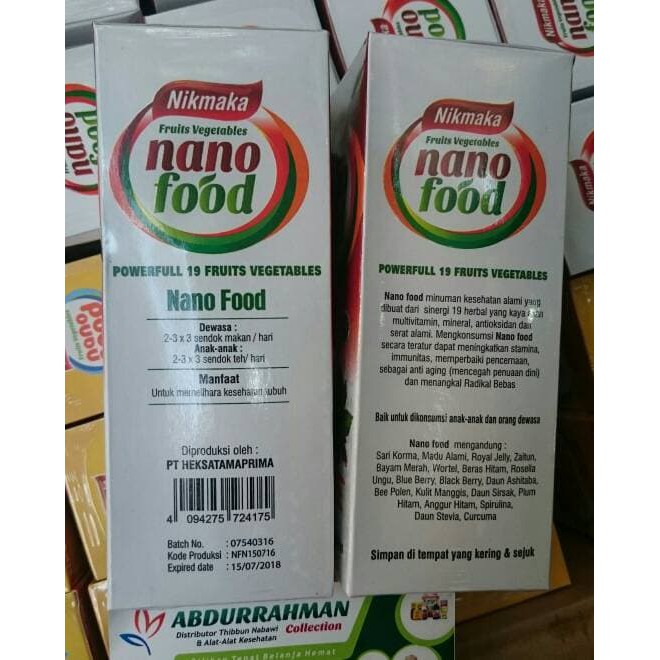 

Jual Madu Nikmaka Nano Food | Powerfull 19 Fruits Murah