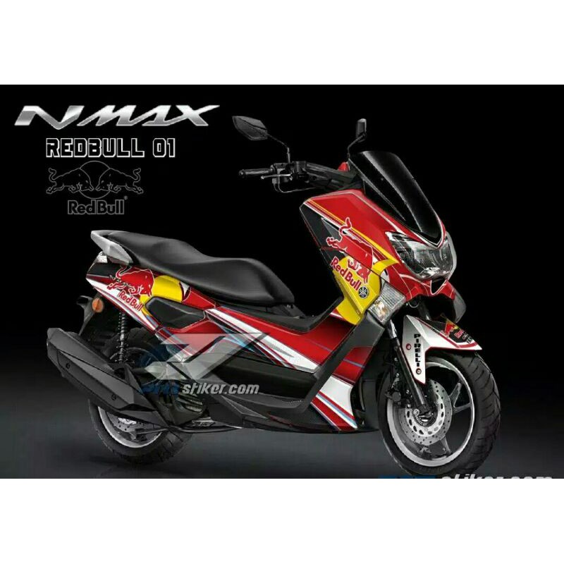 sticker motor nmax Red bull stiker full body Racing look