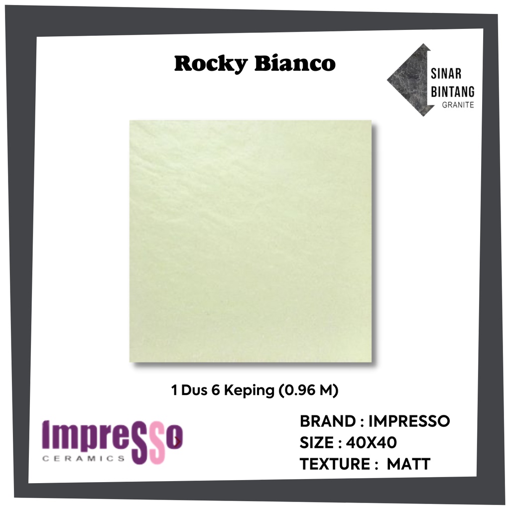 Keramik Teras | Keramik Garas 40X40 Rocky Series KIA