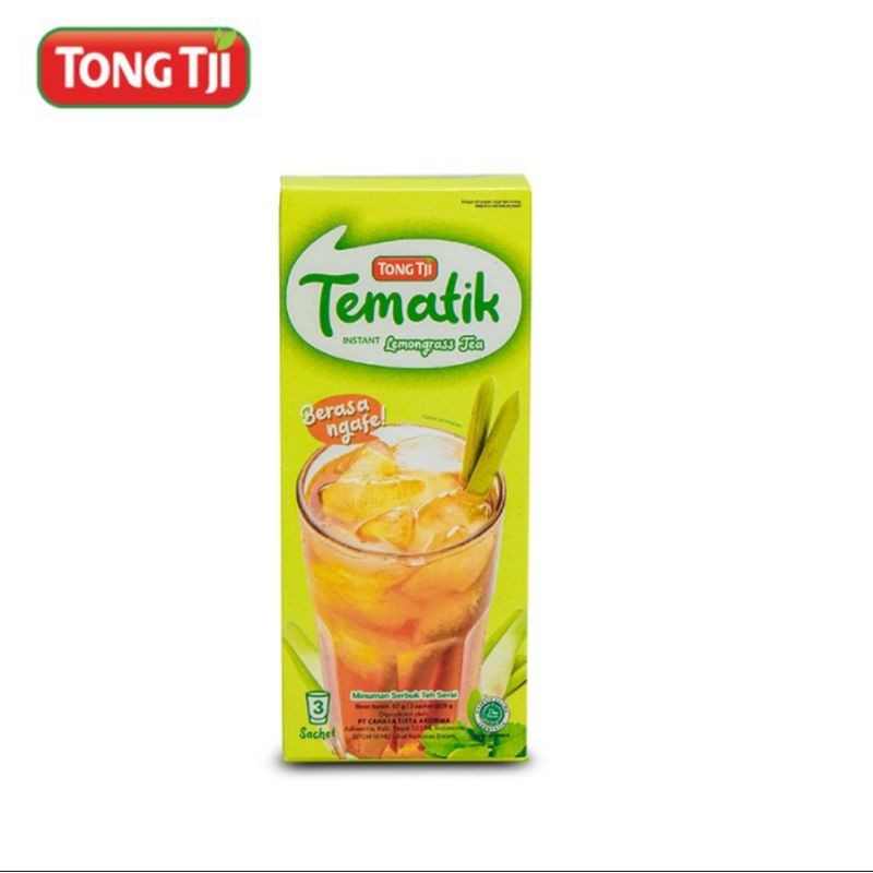 Tong tji tematik LEMON GRASS tea sachet 29 gram