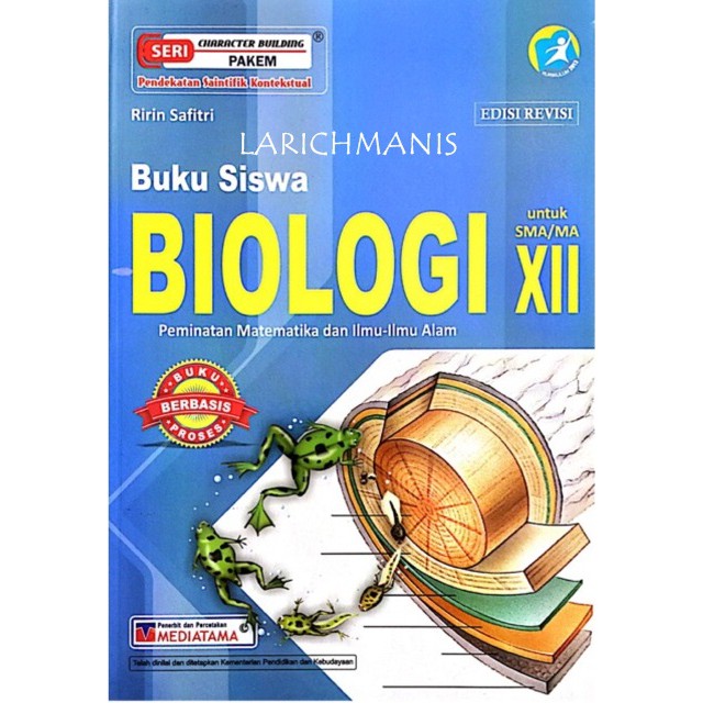 BUKU BIOLOGI KELAS 12 MEDIATAMA