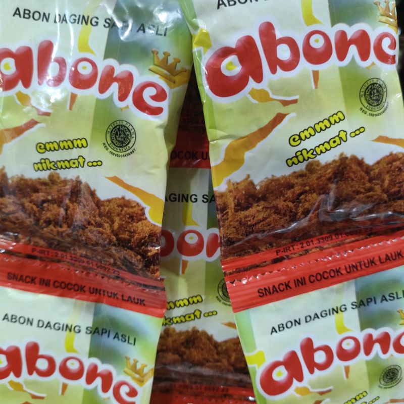 

Abone Abon Daging Sapi Sachet 20g