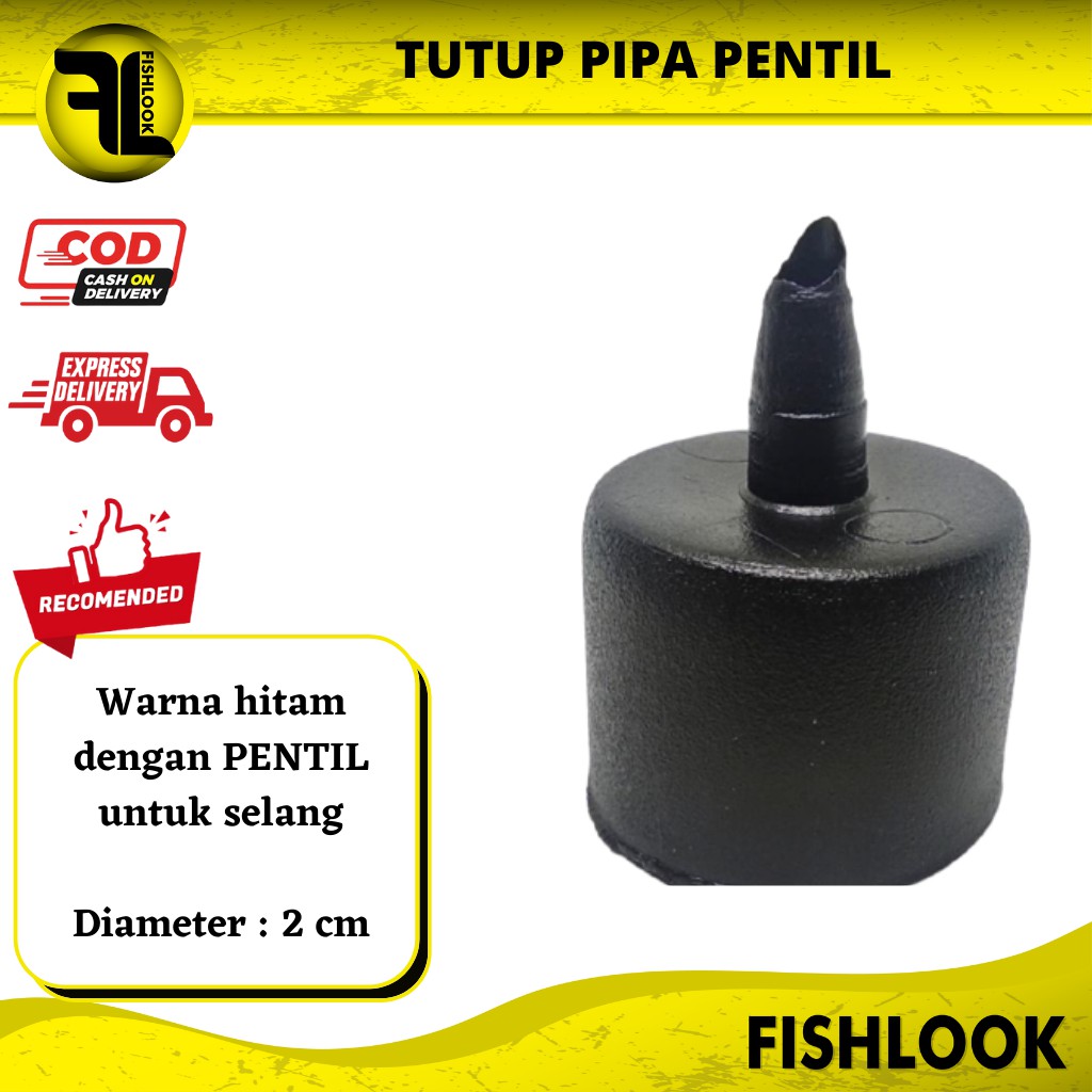 dop tutup pipa PENTIL aerator filter aquarium aquascape