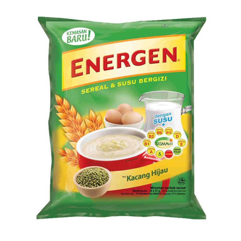 

ENERGEN KACANG HIJAU 5 x 29 GR