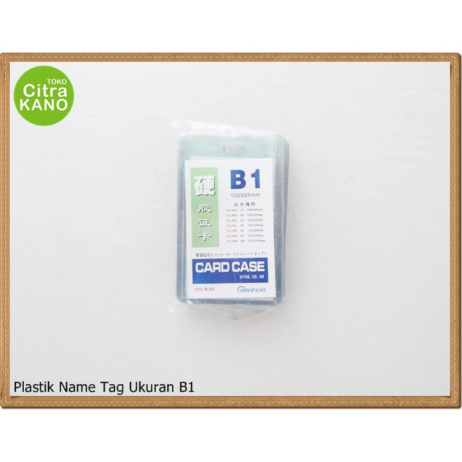 PLASTIK NAME TAG B1 B2 B4