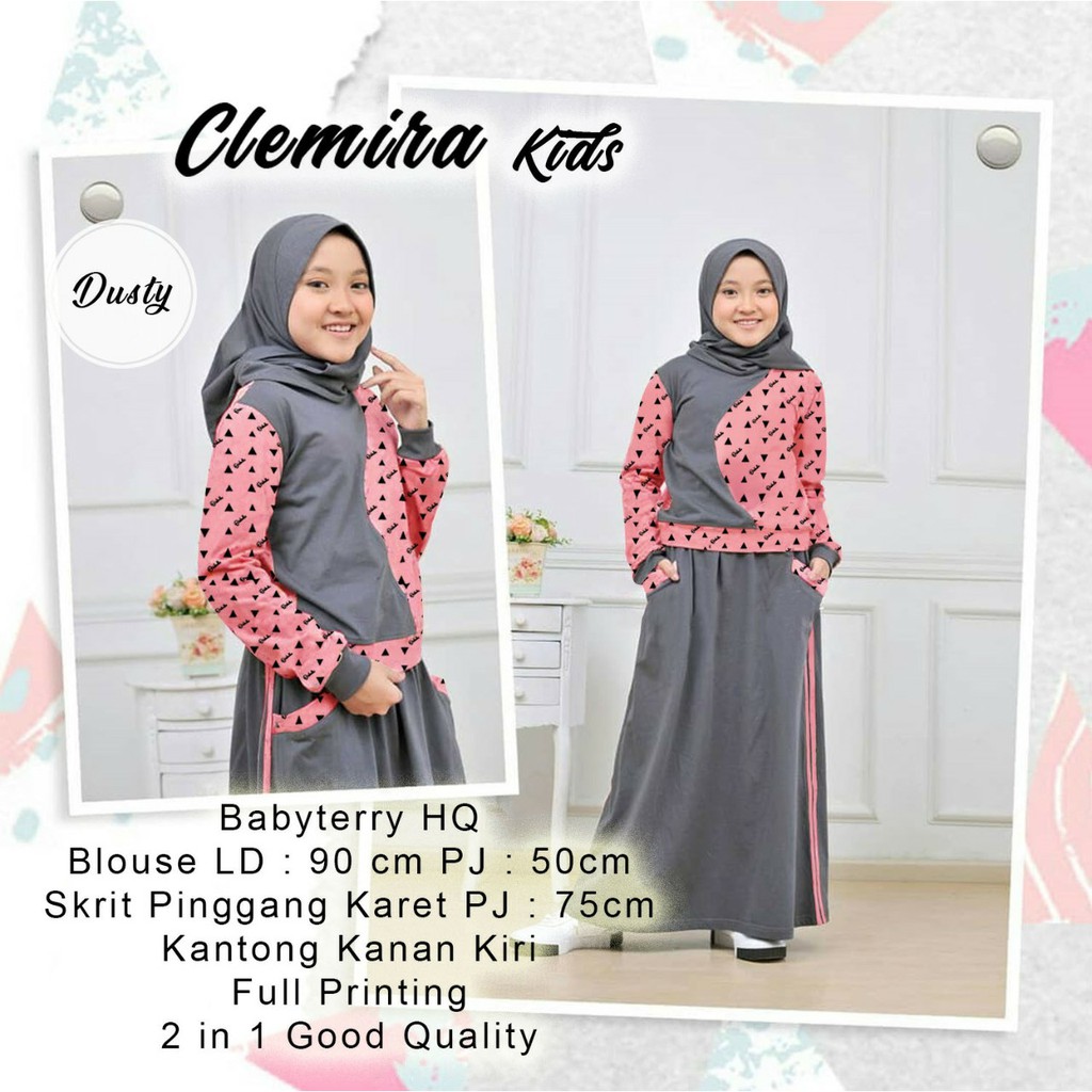 FASHION ANAK SETELAN CLEMIRA DMR