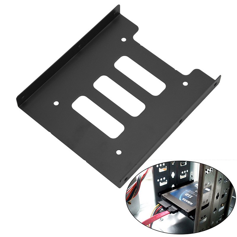 Cre Bracket Adapter Mounting Hardisk Hdd Ssd 2.5 &quot;Ke 3.5&quot; Bahan Metal Untuk Pc