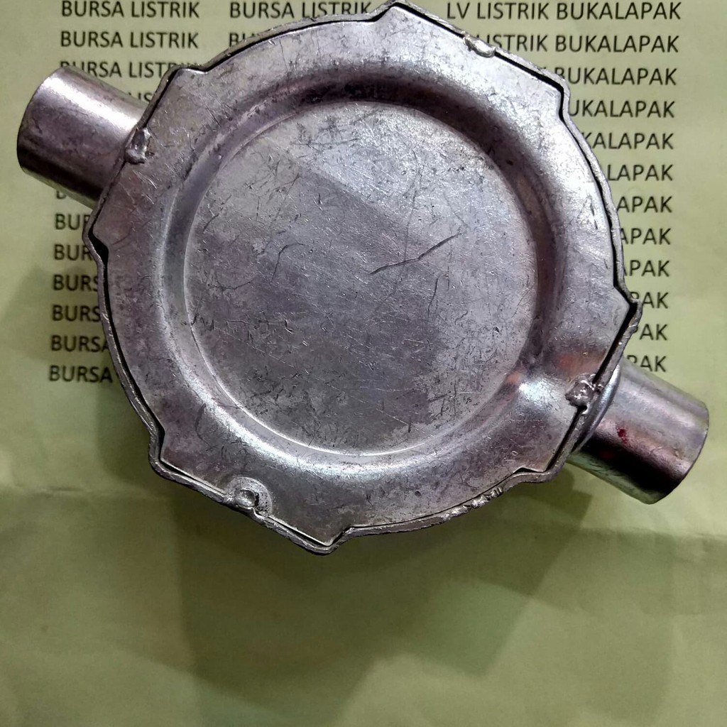 TEE DUS 2 WAY GALVANIS T dus cabang 2 / cabang 3 galvanized tipe E19 E25