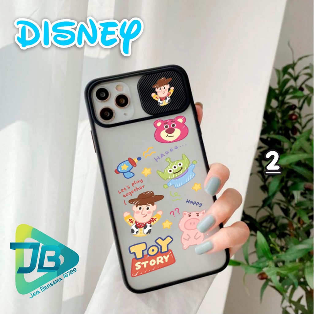 SOFTCASE SLIDE KAMERA DISNEY OPPO VIVO SAMSUNG XIAOMI REALME IPHONE ALL TYPE JB4888