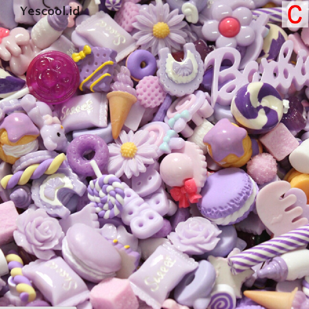 【Yescool】  Mini Play Toy Food Cake Biscuit Donuts Miniature .