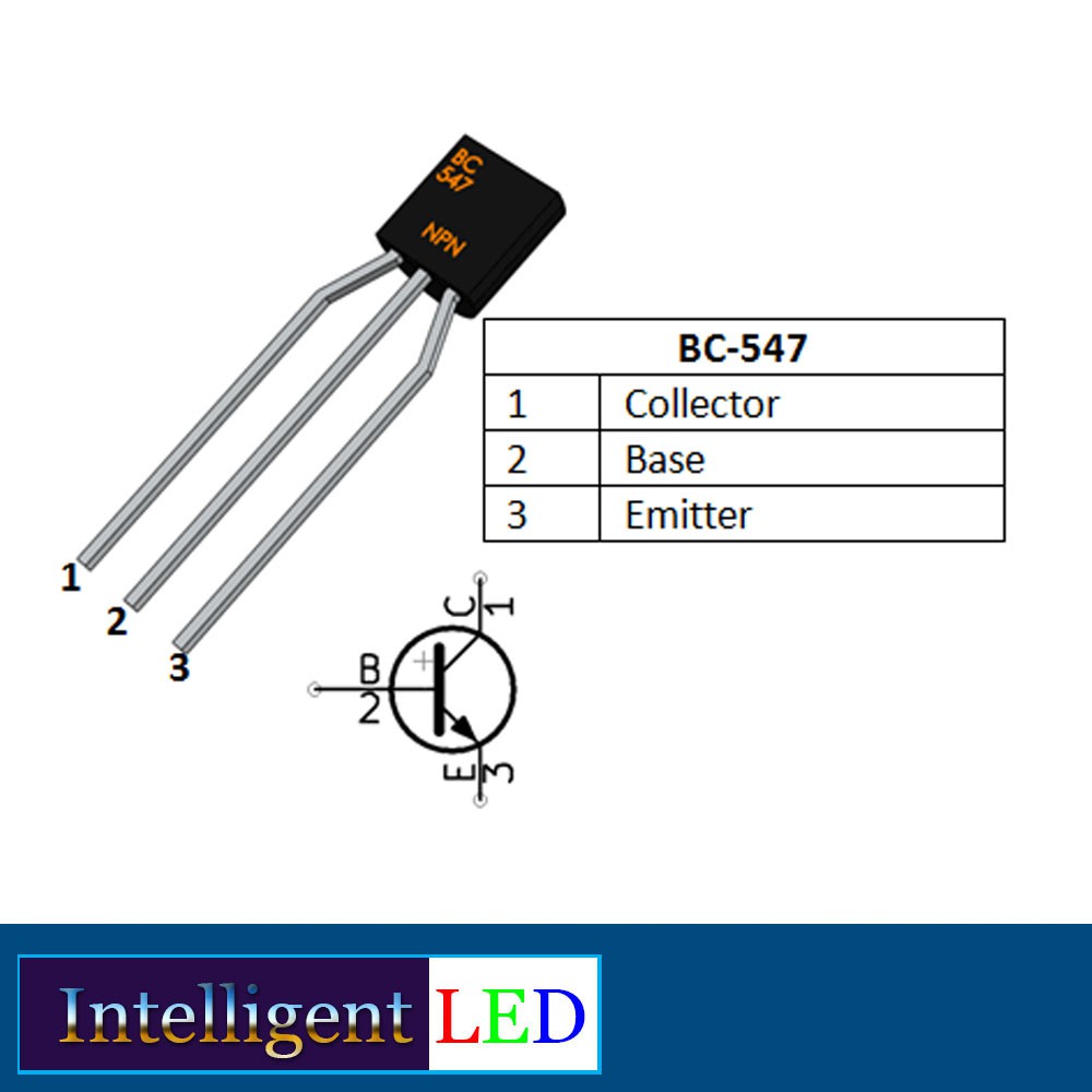 Transistor NPN BC547  BC 547  BC-547