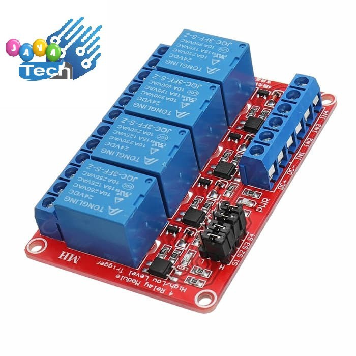 Modul Relay 4 Channel 12V DC