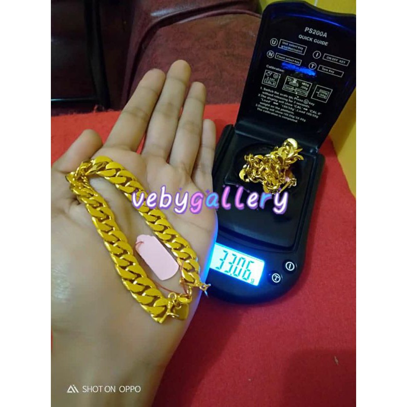 gelang susun siri lapis ems 24 k bisa di sepuh kembali