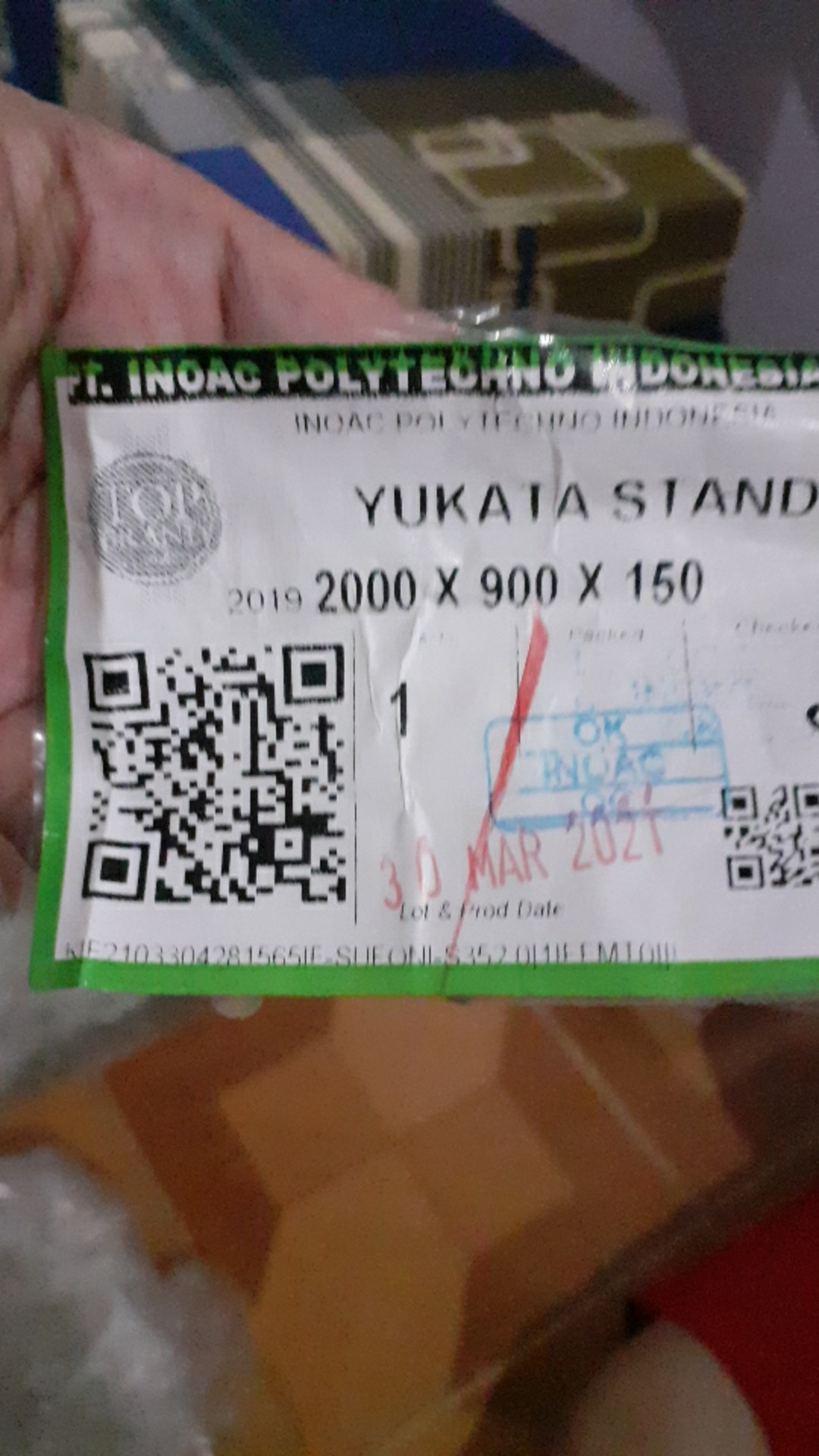 Kasur Lipat Inoac Yukata Tebal 15 Cm Anti Kempes Garansi 15 Tahun