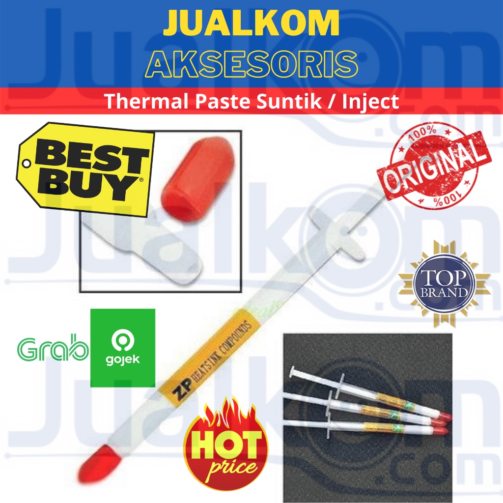 Thermal Paste Suntik Inject Pasta Suntik Prosesor Thermal Paste Processor Grease Pendingin - Kecil