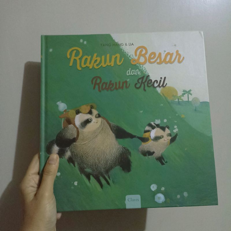 Buku Clavis Rakun Besar Rakun Kecil preloved like new buku anak