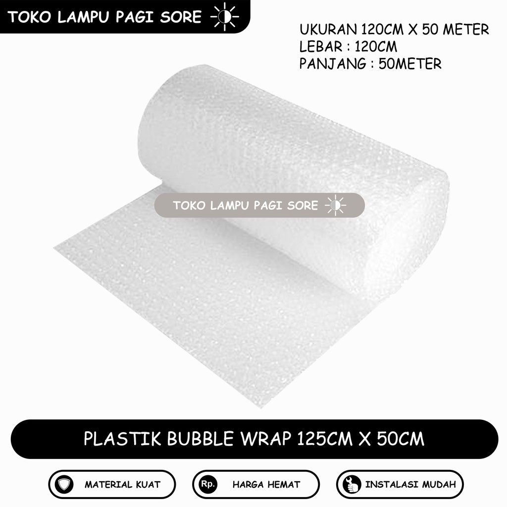 

Plastik Bubble Wrap 125CMx50M Dijamin Top