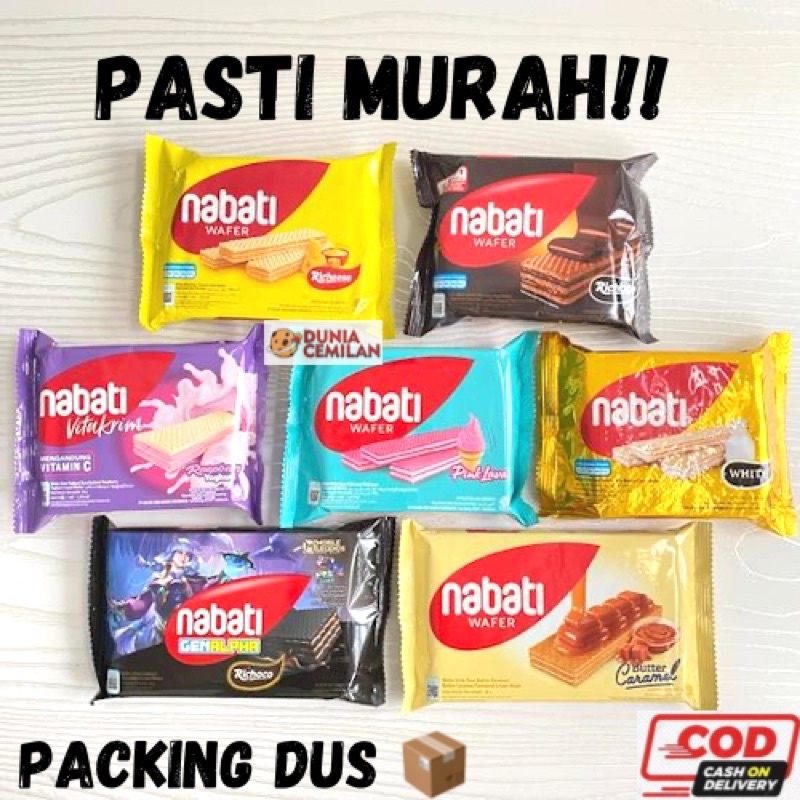 

[TERMURAH!!] Nabati Wafer 39 gram - Wafer Berbagai rasa Nabati Enak Murah