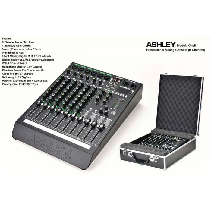 Mixer Audio ASHLEY KING6 / KING 6 ORIGINAL