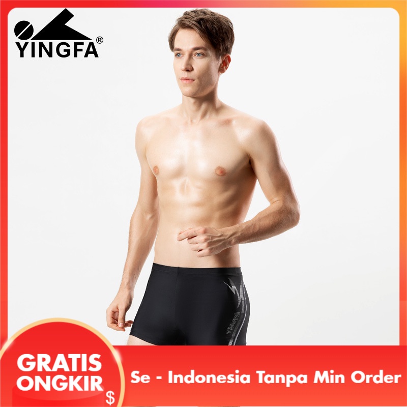 Yingfa Celana Renang Pria Cepat Kering Pria Baju Renang Boxer