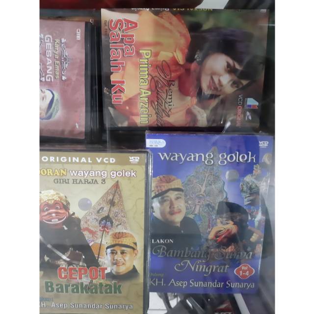 VCD / CD / LAGU-LAGU INDONESIA / BARAT / SUNDA / DANGDUT  / PALAPA / ANAK