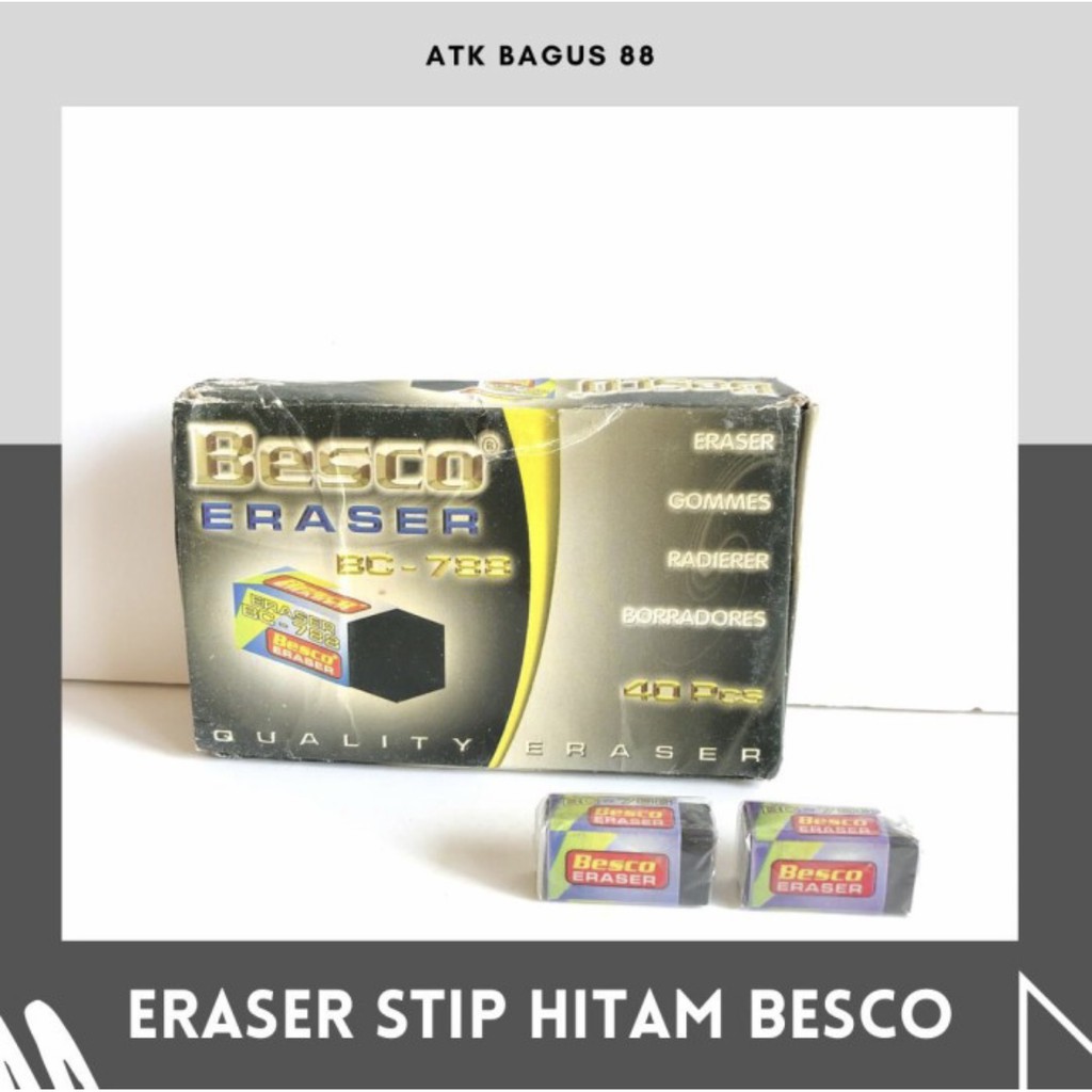 STIP HITAM BESCO / BLACK ERASER BESCO