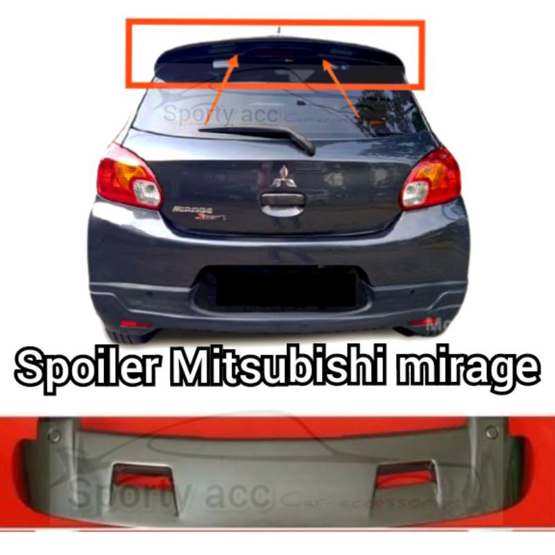 Spoiler mitsubishi mirage