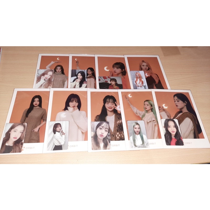 LOONA ORBIT 3.0 fankit pc photocard postcard chuu hyunjin heejin olivia yves choerry yeojin