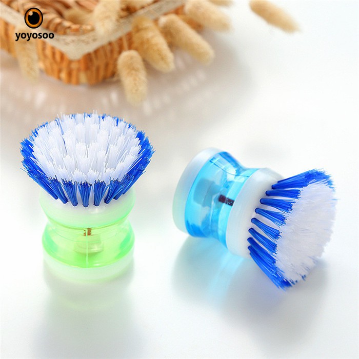 Creative Dish Oil Brush Washing Up Liquid Soap Dispenser Kitchen Utensil Clean Brush-yoyosoo