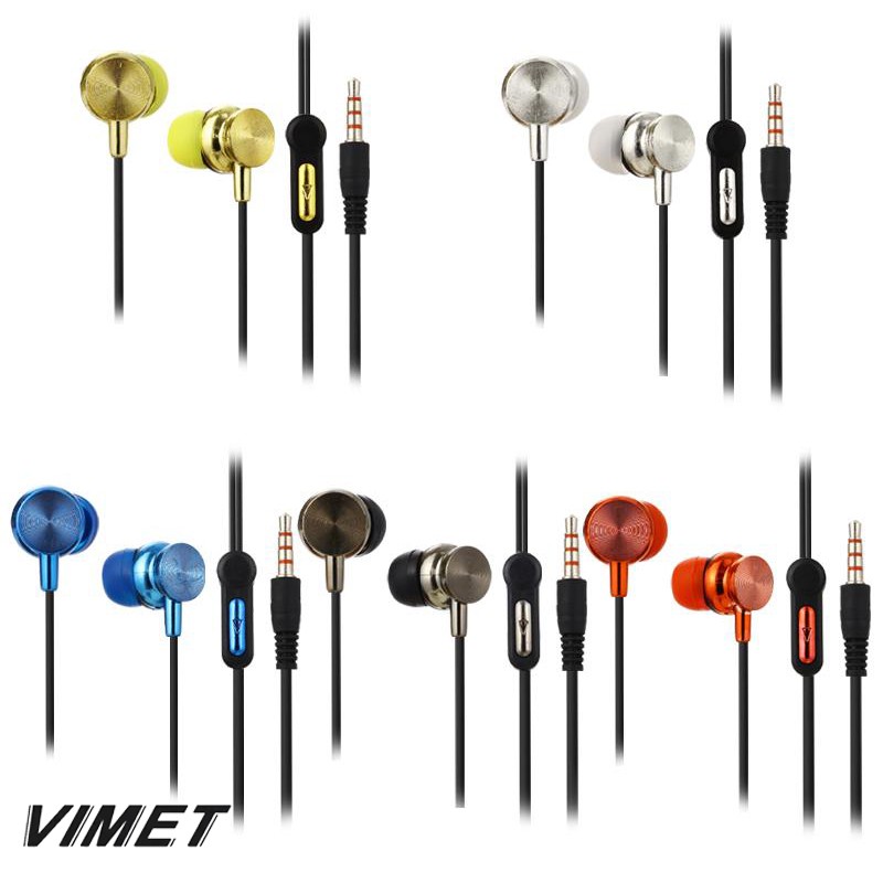 Headset Vimet 01 Handsfree Vimet-01 Earphone Earphone Vimet01 Mega Bass