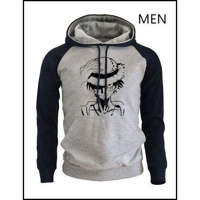 Jaket One Piece - Jubah Anime One Piece Captain luffy Hitam