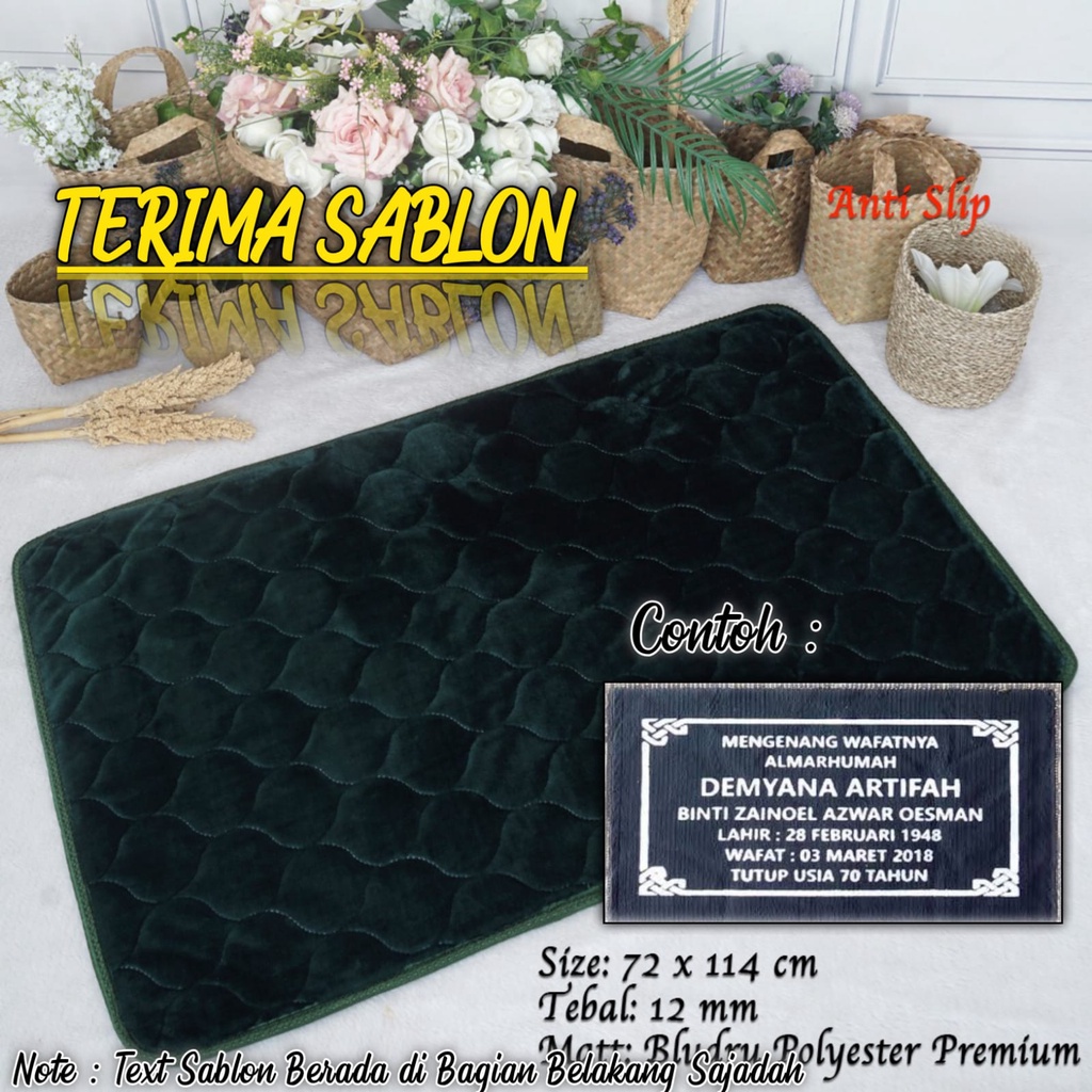 SAJADAH BUSA PREMIUM PLUS SABLON