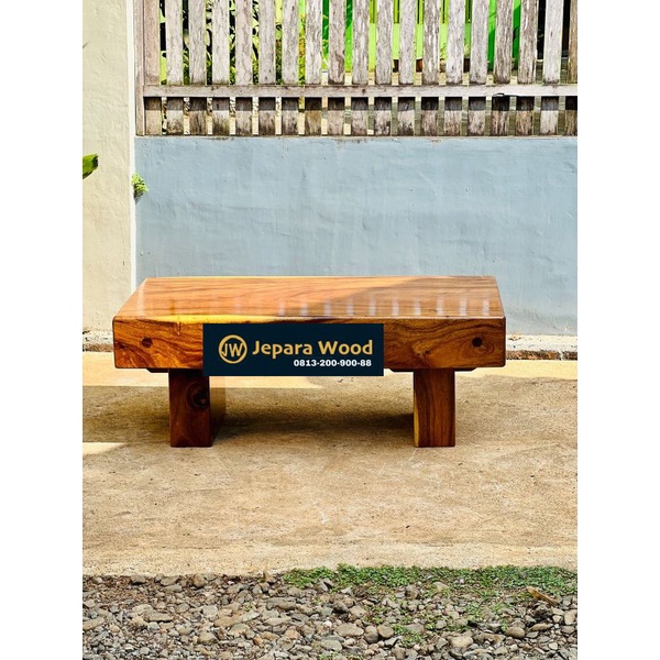 Meja Balok Coffe Table Kayu Trembesi