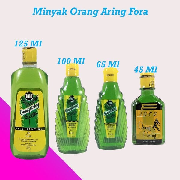 FORA ORANG ARING ORIGINAL BPOM - MINYAK URANG ARING 125ml 100ml 65ml 45ml - 125 / 100 / 65 / 45 ml