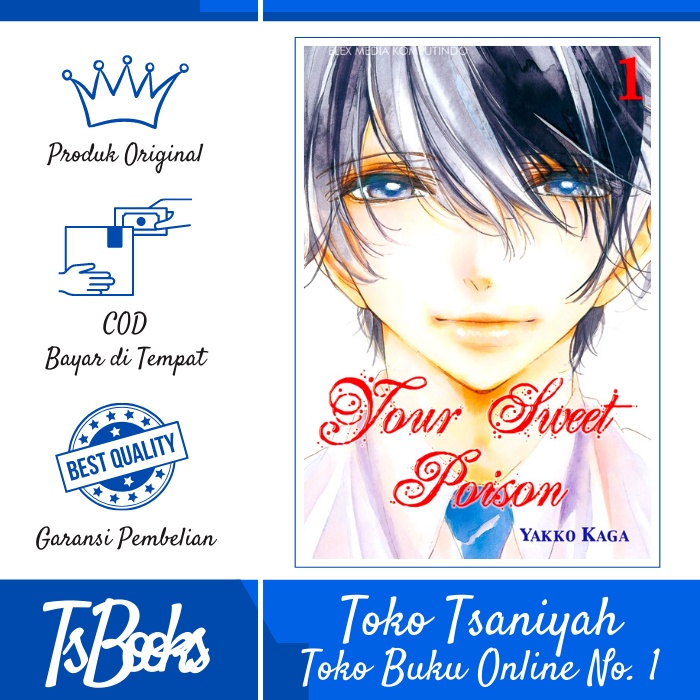 Buku Komik Romance Your Sweet Poison 1 Yakko Kaga Komik Romantis Cinta Komik Manga Anime Manhwa
