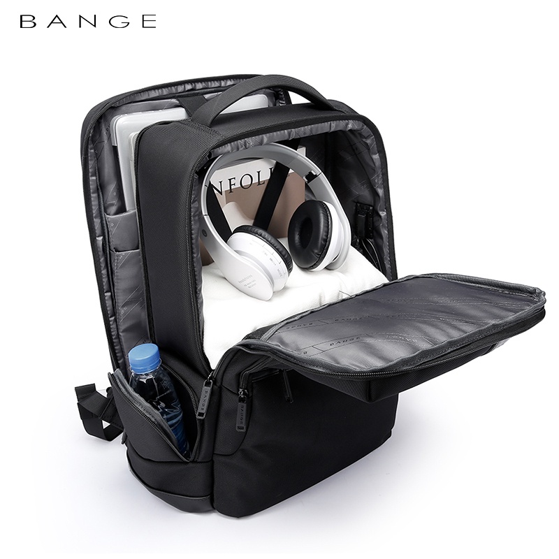 BG2603 Tas Bange Bag Backpack Pria Ransel Laptop 15.6 17 Inch USB