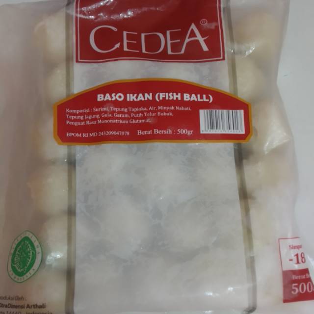 

Cedea Bakso Ikan 500gr