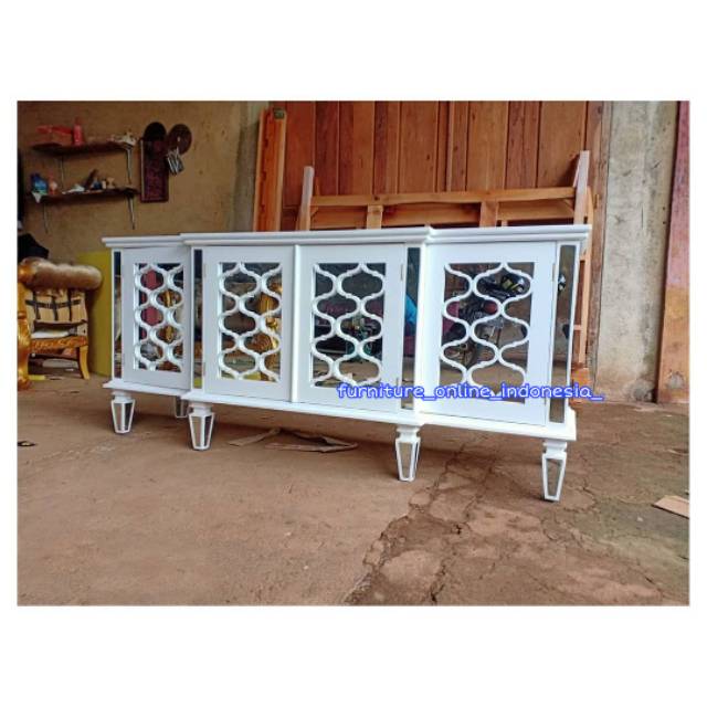 FREE ONGKIR meja tv nakas tv meja minimalis buffet ducu white nakas kaca nakas shabby meja tv modern