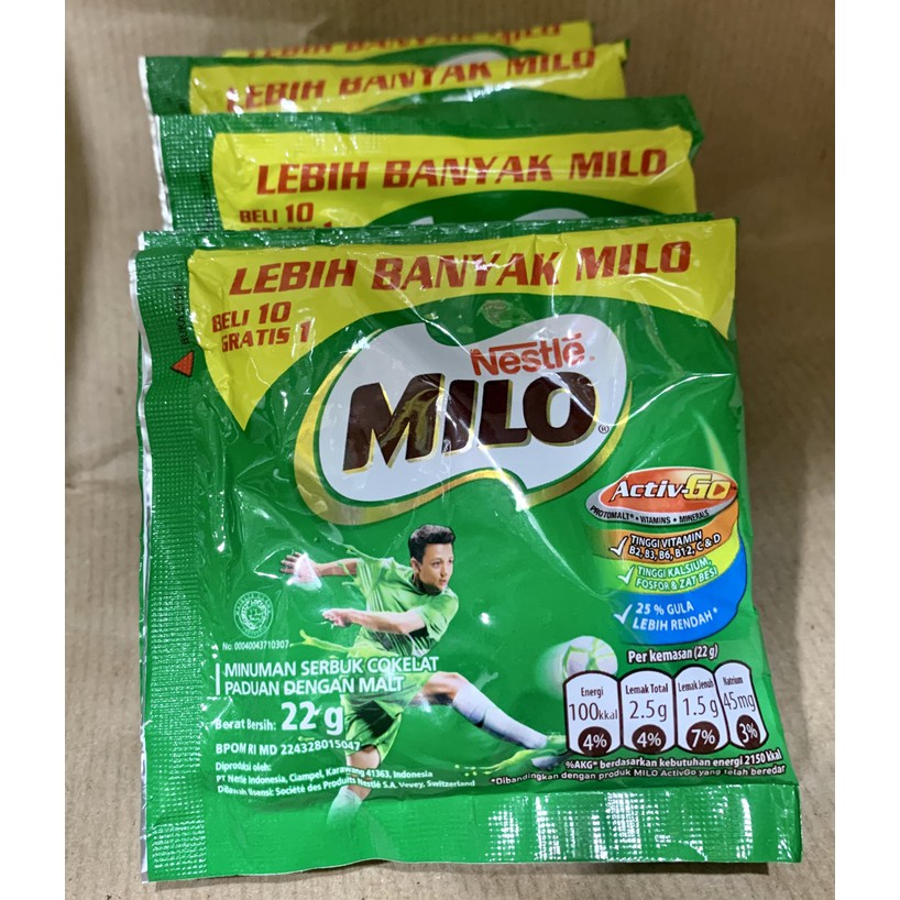 

Susu bubuk milo 22 gram