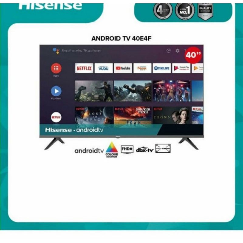 HISENSE Android TV 40E4F 40 inch