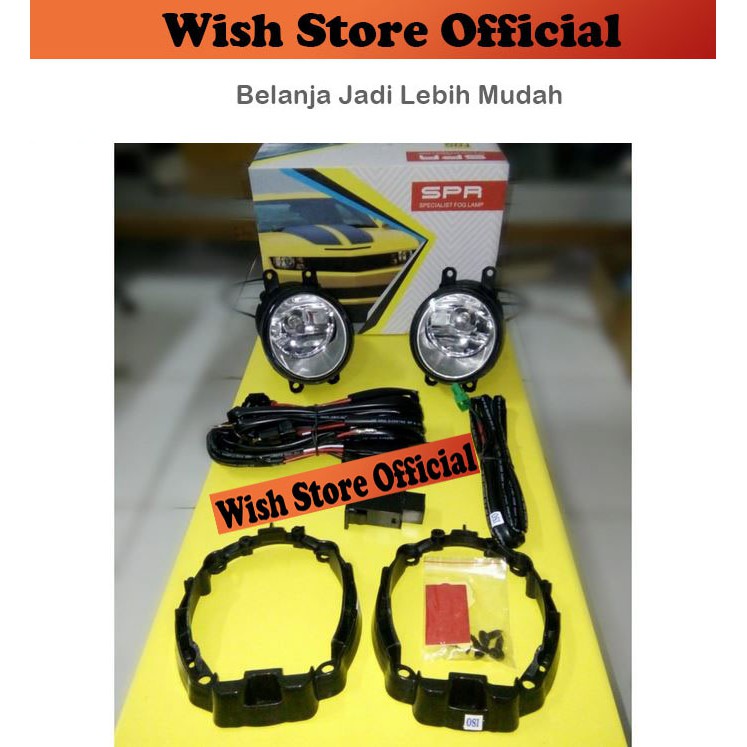Fog Lamp Foglamp Avanza Xenia Vvti 2007 2008 2009 2010 2011 Set SPR Complete Lampu Kabut Bemper