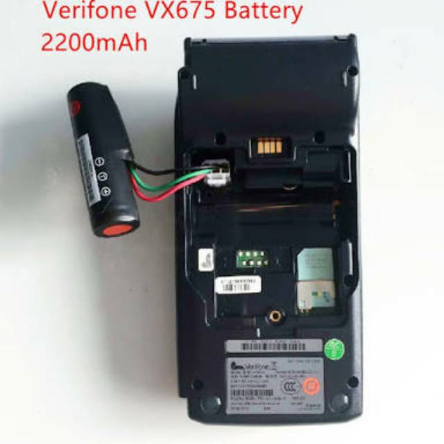battery mesin edc verifone vx675 baterai mesin edc verifone vx675