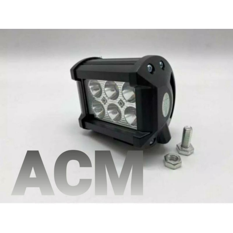 LAMPU TEMBAK SOROT CREE LED 6 MATA KOTAK BESAR