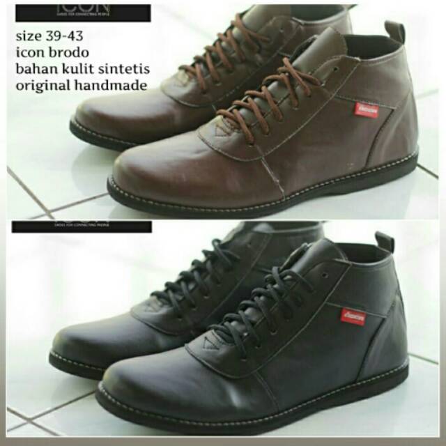 Icon 
Sepatu Boots Kulit Pria Galeri Intan Bandung