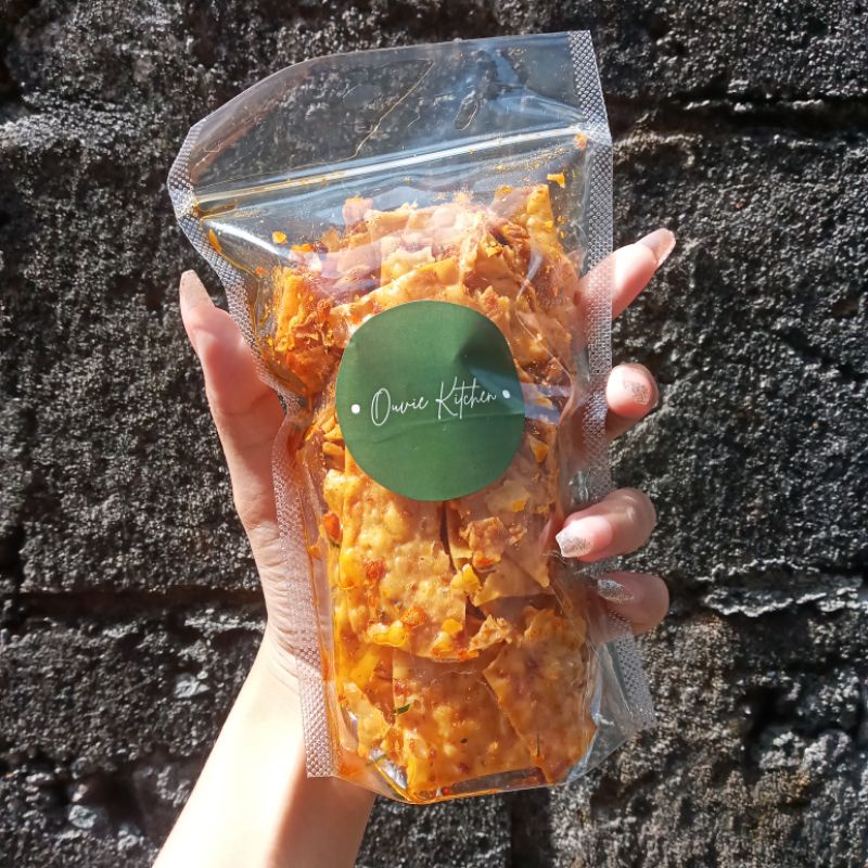 

Pangsit jagung daun jeruk pedas by ouvie kitchen